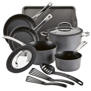 Rachel Ray Cook + Create Hard Anodized Nonstick Cookware Sets