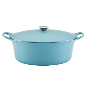 Rachel Ray 6.5-Quart NITRO Cast Iron Dutch Oven